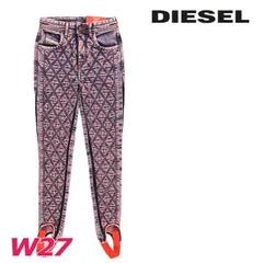 新品・未使用 ディーゼル DIESEL [W27L30] ジーンズ デニム パンツ トレンカ レディース ヴィンテージ加工 キルティング切替 美ストレッチ スーパースキニー D-DUCT-FS