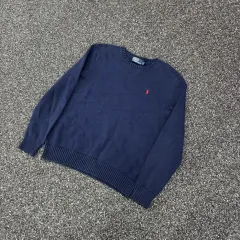 ポロ Ralph Lauren(ラルフローレン) ネイビー ポニー ニット セーター