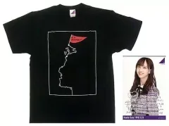 【中古】Tシャツ(女性アイドル) 佐藤楓 生誕記念Tシャツ(ポストカード付) ブラック Mサイズ 2019年3月度乃木坂46オフィシャルウェブショップ限定