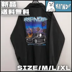 【新作】【RIPNDIP／リップンディップ・VROOM VROOM COACHES JACKET（ブラック）】ストリートブランド　ストリートファッション　スケーターコーデ　HIPHOP　МLXL　ユニセックス　新作入荷　少量入荷　送料無料RNDFAL24103のサムネイル