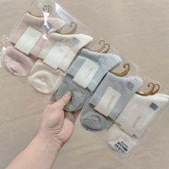 靴下　まとめ売り　くるぶし　5点セット　レディース　パステルカラー　やわらかい　快適　コットン　Yibuhang　通気性