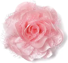 TIGLOSS ティグロス コサージュ 花 フラワー 飾り 大きめ ブローチ 卒業式 入学式 セレモニー フォーマル ジャケット スーツ ギフト 結婚式 お呼ばれ ドレス パーティー クリック ピン おしゃれ 10種 専用BOX付(ピンク)