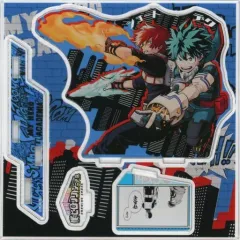 【中古】アクリルスタンド・アクリルパネル デク＆ショート(緑谷出久＆轟焦凍) 名場面ジオラマフィギュア ヒロアカ展KV Ver. 「僕のヒーローアカデミア展 DRAWING SMASH」