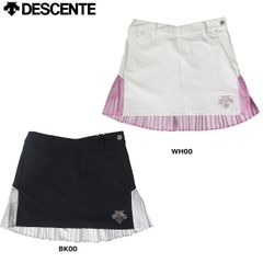 【在庫特価】デサントゴルフ イテンショントリコットバックプリーツ スカート　DGWTJE02 レディース