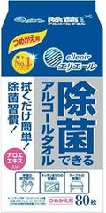 大王製紙 エリエール除菌アルコールタオル詰替用 80枚入×4