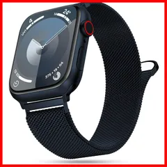 ステンレス鋼 メッシュ 通気 マグネットクラスプ 男女兼用 Watch用のバンド 長さ調節 Apple Watch 38mm Series 11 40mm 10 41mm 9 42mm 8 7 44mm 6 45mm 5 46mm 4 49mm SE3 SE2