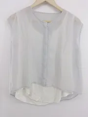 ◇ AMERI アメリ インナー付 シアー 抜け感 半袖 ブラウス カットソー  グレー系 レディース P 【1308090005363】のサムネイル