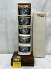 有田焼 秀峰 梅紋 小鉢 5客セット 陶器 箱あり - メルカリ