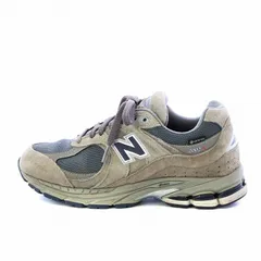 ニューバランス NEW BALANCE ゴアテックス GORE-TEX スニーカー シューズ ロゴ スエード 6 24.0cm グレー M2002RXC /AQ