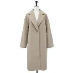【美品】BLUE LABEL CRESTBRIDGE ブルーレーベル クレストブリッジ コート ベージュ サイズ:38(M) / バルキー モッサ チェスター コート / ロング丈 チェック柄 ウール / アウター ジャケット 上着【レディース】のサムネイル