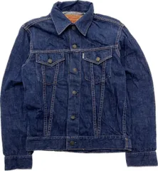 70s ☆ LEVIS ホワイトタブ BIGE 色濃いめ◎ デニムジャケット ジージャン S相当 白タブ 色濃い目 アメカジ 古着MIX リーバイス■G246