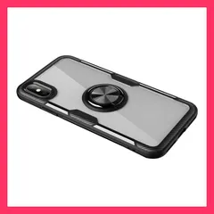 ★売れ筋★ iPhone8 Plus ケース 耐衝撃 リング付き iPhone SE3 SE2 iPhone8 ケース おしゃれ クリア iPhone8Plus カバー 背面ガラス リングスタンド ガラスフィルム