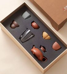 中国茶器　七つセット　急須　公道杯　茶杯