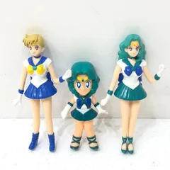 【小牧店】当時物　美少女戦士セーラームーン　フィギュア　セーラーネプチューン　セーラーウラヌス　３体セット 【R805-0413】