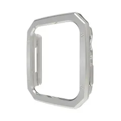 アップルウォッチカバー（Apple Watchカバー）エレガントメタルエッジケース【シルバー】40mm/41mm/44mm/45mm/49mm対応 [BELTIES]