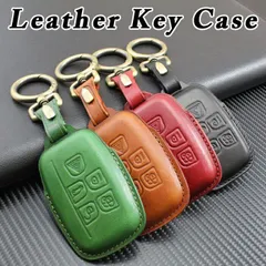 ジャガー ランドローバー 本革 レザー キーケース キーカバー レンジローバー イヴォーグ ディスカバリー F-PACE など 本皮 キーホルダー キーレス カスタム パーツ【カー用品のお店BeeTech】車用品 カーアクセサリー おしゃれ 女性 男性 人気