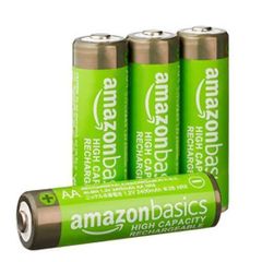 【新品】Amazonベーシック 充電池 充電式ニッケル水素電池 単3形4個セット