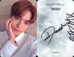 【中古】コレクションカード(男性) EPEX/ウィッシュ(WISH)/裏面グレー・印刷サイン入り/CD「BIPOLAR Pt.2 Prelude of Love」LOVER Ver. 封入特典セルフィーフォトカード