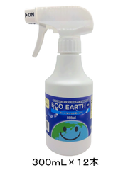 自然由来の有機酸発酵液で出来た靴用消臭剤【ECO EARTH　靴用】　スプレー300ｍｌ　１２本セット