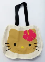 【中古】バッグ ハローキティ 日焼け ハローキティ どデカ顔形トートバッグ 「サンリオキャラクターズ」 Sweet 2024年8月号増刊付録
