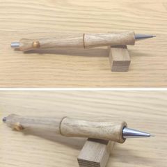 木軸シャープペンシル　STA-オーク  T-２（オーク中間色）＝少し薄い茶色系 ■先端改短切　限定　限定品　製図用　木軸シャーペン　木製　P315-MA　カスタムシャーペン　オリジナル　木軸　木軸ペン
