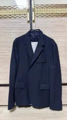 【超美品】PRADA プラダ　スーツ　ネイビーブルー 楽天市場】プラダ PRADA スーツ 衣料品 ヴィスコース メンズ