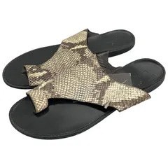 LAOCOONTE パイソン柄サンダル 38 未使用 LAOCOONTE パイソン柄サンダル 38 未使用 LAOCOONTE（サンダル