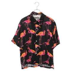 SOE (ソーイ) PINK FLAMINGO SHIRT ピンク フラミンゴシャツ 1201-81-003 ブラックのサムネイル