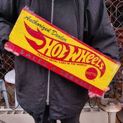 アメリカ製　Hotwheels MDF Sign Board/看板　ウッドサイン　ホットウィール　アメリカン雑貨