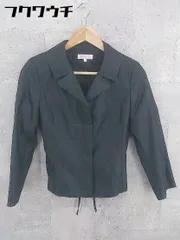 ◇ ◎ KUMIKYOKU 組曲 ラメ入り 長袖 テーラード ジャケット サイズ2 ブラック レディース 【中古】 【1101270006057】