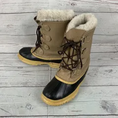 カナダ製ビンテージ★SOREL/ソレル★重厚本革スノーブーツ【wos5 22.0-22.5/茶】インナー付/防水加工/防寒/Vintage/boots◆WB10-02<sale>