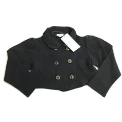 タグ付新古品★a.v.v★ダブルブレスト/Pコート/アウター/ジャケット/ブレザー【女の子100/黒/black】入学式/卒園式◆sBH956<sale>のサムネイル