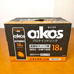 oikos オイコス プロテイン ドリンク カカオ風味 240ml × 12本 高タンパク 低脂肪 ダイエット 筋トレ後 トレーニング ジム 間食にも◎