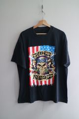 90s GUNS N' ROSES 91-93 SKULL GUN AMERICAN TOUR Tシャツ ガンズアンドローゼズ