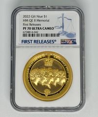 2022 エリザベス女王Ⅱ copper コイン NGC ファーストリリース