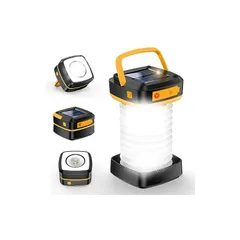 【2023業界最小型・高輝度】 LEDランタン 小型 ランタン LED 充電式 ソーラーランタン ミニランタン 高輝度 1000ルーメン ソーラー ランタン LED オシャレ 懐中電灯 ランタン キャンプランタン 折り畳み式 軽量 持ち運び便利 ソーラー充 0