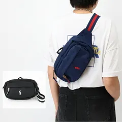 POLO RALPH LAUREN ポロ ラルフローレン 9AR012 ボディバッグ ビッグポニー ウエストバッグ ウエストポーチ Crossbody Bag ユニセックス レディース メンズ ブラック ネイビー 男女兼用 クロスボディバッグ ブランド