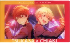 【中古】キャラカード 天馬司×守沢千秋(星のように輝くステージを/特訓前/ノーマル) 「プロジェクトセカイ カラフルステージ! feat. 初音ミク×あんさんぶるスターズ!! ePick card series クリアver.」