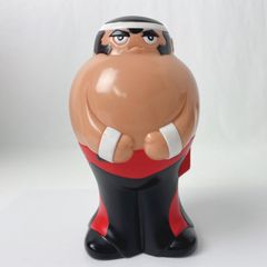 新日本プロレス ZERO-ONE 橋本真也 貯金箱 ソフビ