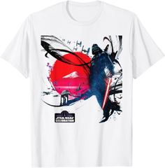 新生活応援SALE　Star Wars Celebration Japan 2025 キーアート ダース・ベイダー ロゴ Tシャツ　メンズ　S～３XL