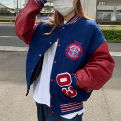 stadium  jacket “Red×Blue”