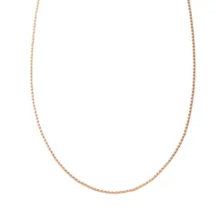 【D：ピンクゴールド × 50cm】[Cream dot. クリームドット公式] ネックレス レディース   ステンレス製 金属アレルギー つけっぱなし サージカルステンレス 1mm幅 極細 ショート スキンジュエリー 5タイプ 大人