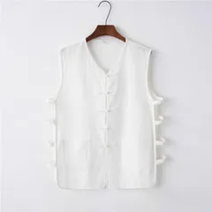 種類96：4XL/F：ダークグリーン  メンズ ファッション 服 男性用 オシャレ シンプル 大人 かっこいい 大きいサイズ ストリート 紳士服 唐 スーツ リネン 通気性 夏 レトロ ボタン ダウン 襟 ベスト ジャケット