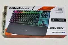 SteelSeries ゲーミングキーボード テンキーレス 有線 日本語配列 OmniPointスイッチ 有機ELディスプレイ搭載 Apex Pro TKL JP 64737