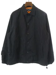 コムデギャルソンオム VINTAGE AD1995 フェルトシャツ型コート 黒￼袖先直径約26cm