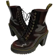 ドクターマーチン　KENDRA　チャンキーヒール10ホールブーツ　本革　UK3 Dr.Martens - ドクターマーチンKENDRA厚底ヒールブーツの