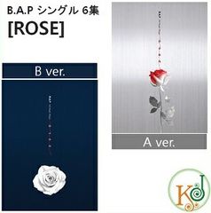 【新品、未開封】B.A.P シングル 6集 [ROSE] バージョンランダム/おまけ：生写真