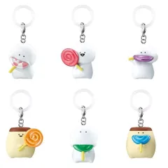 【中古】ストラップ 全6種セット 「お文具といっしょ めじるしアクセサリー ～おっきなペロペロキャンディなのです～」