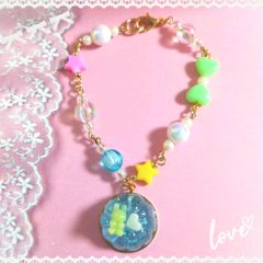 ☆ぷるぷるゼリーチャーム☆　〜ブルー系〜　バッグチャーム　キーホルダー
