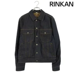 新品未使用　大きいサイズXL　グッチ　デニムジャケット　ジャンボGG　チェック Gucci ジャンボ GG デニムジャケット | ブルー | FARFETCH JP